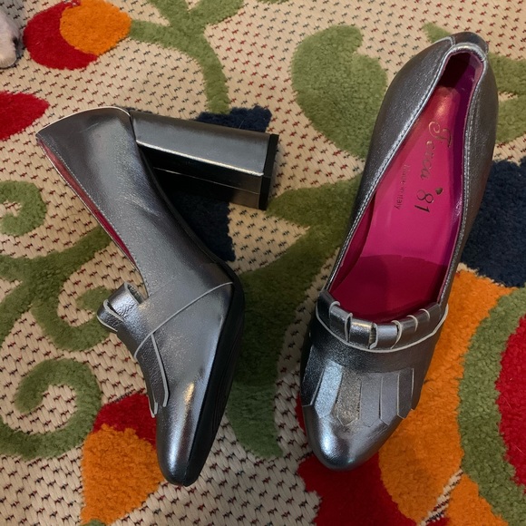 Ferca 81 size 7 soft Italian leather shoes heels - Picture 7 of 7